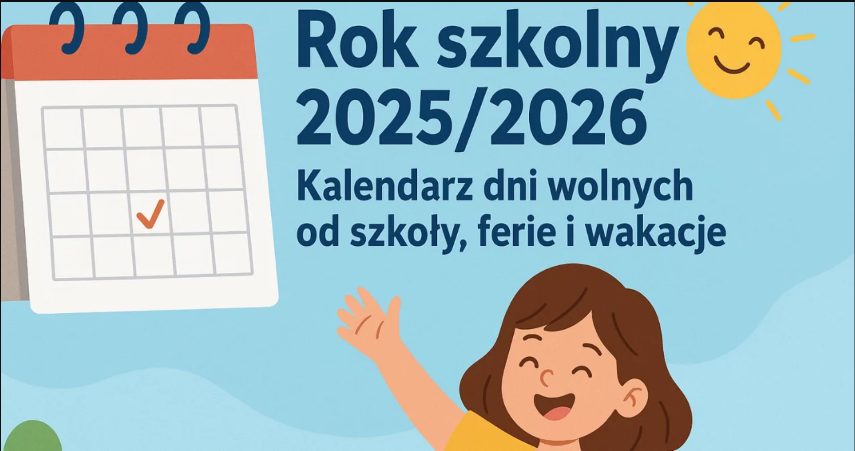 Kalendarz szkolny na rok 2025/2026